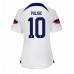 Cheap United States Christian Pulisic #10 Home Football Shirt Women World Cup 2022 Short Sleeve